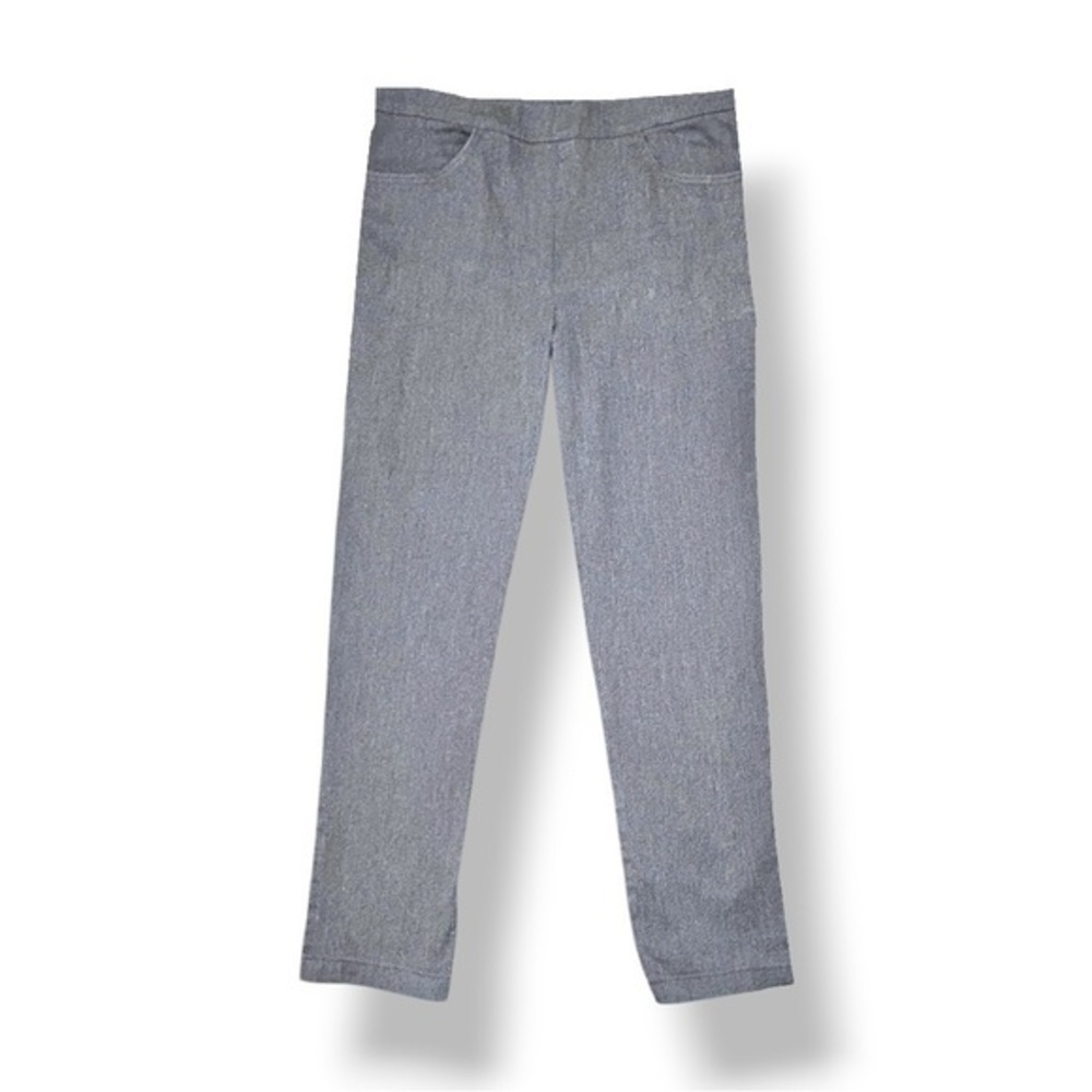 4/$20 White Stag Charcoal Pinstriped Pants